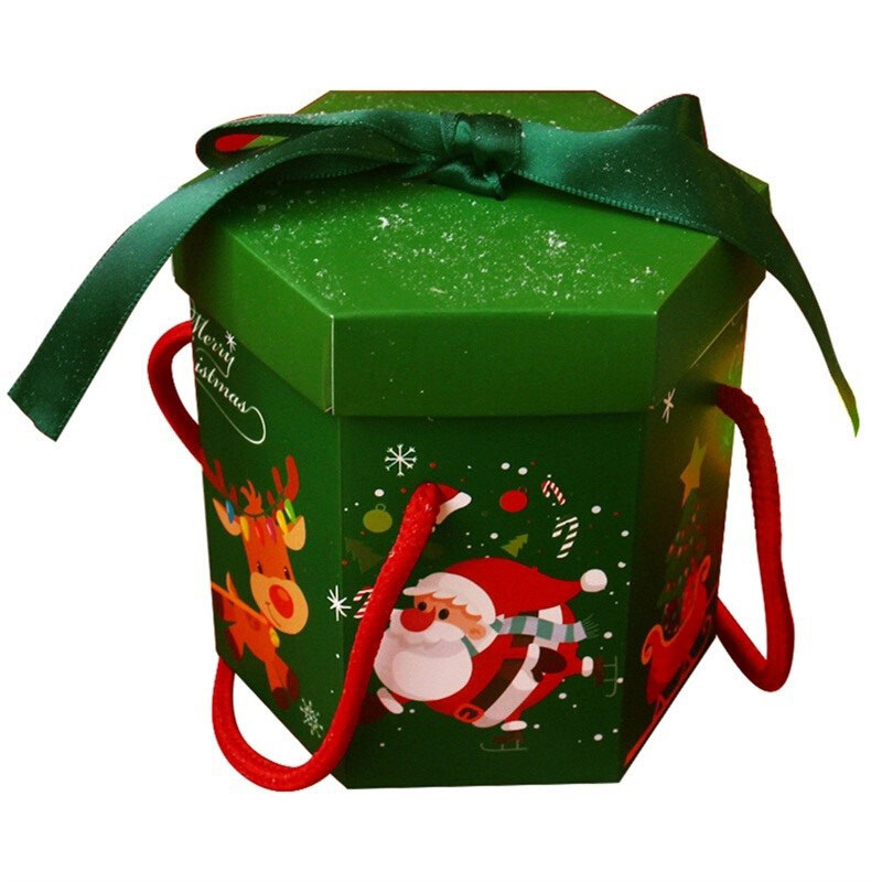 Caixa de embalagem de maçã de Natal