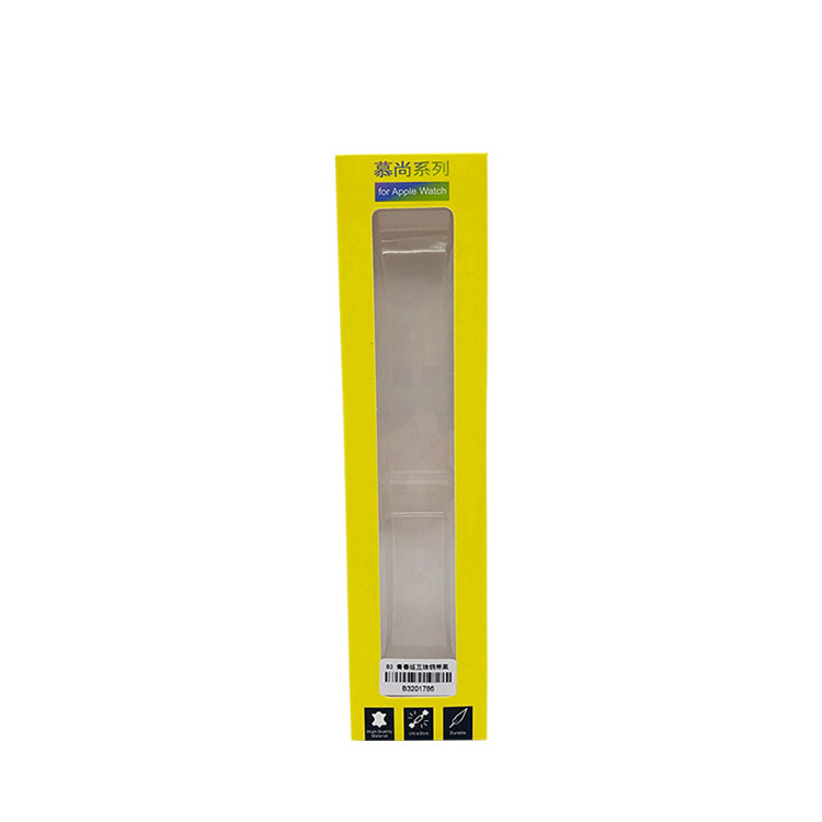 Caixa de alça de janela de papelão branco